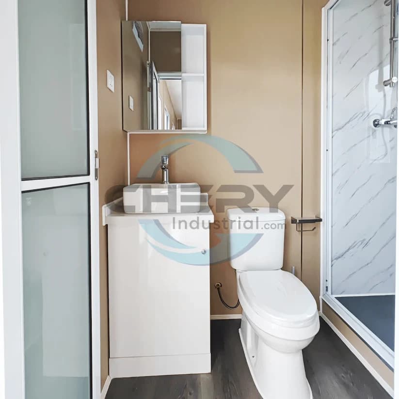 40ft Container House 2 Bedrooms 2 Bathrooms Prefab Tiny Home Portable Living thumbnail 10