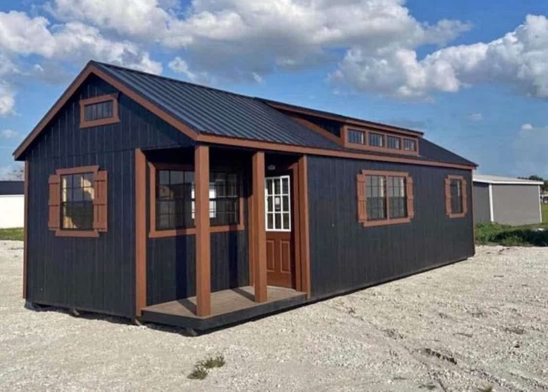 16 x 48 tiny house Shell perfect DIY project free delivery 25 states thumbnail 7