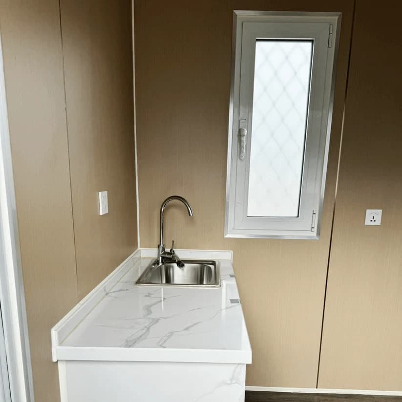 40ft Container House 2 Bedrooms 2 Bathrooms Prefab Tiny Home Portable Living thumbnail 6