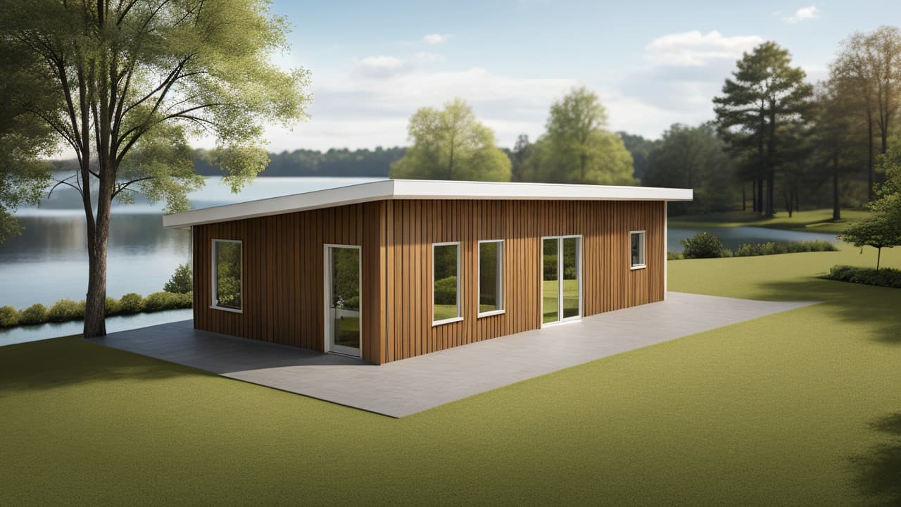Tiny House Kit, Exterior Building Envelope Made With Structural Insulated Panels thumbnail 7